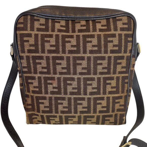 Fendi Camera Zucca crossbody bag and Pequin coated canvas bifold wallet - Picture 12 of 16